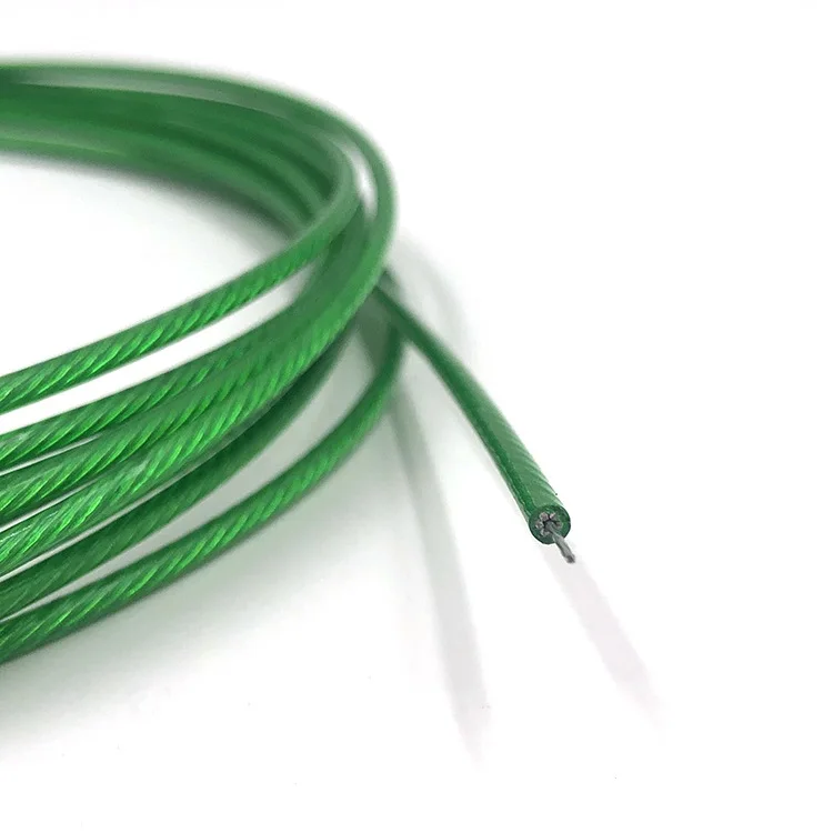 OEM color plastic coated steel wire cable reliable manufacturer