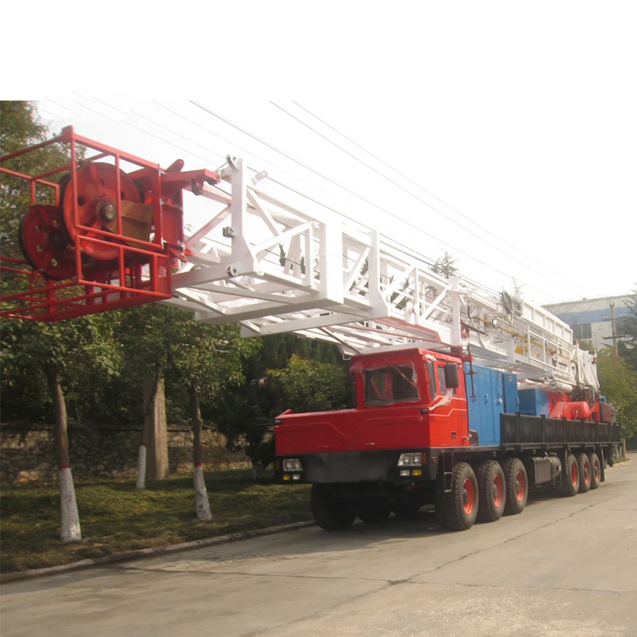 RG API Standard Oil Field truck-mounted drilling rig and  Workover Rig XJ100