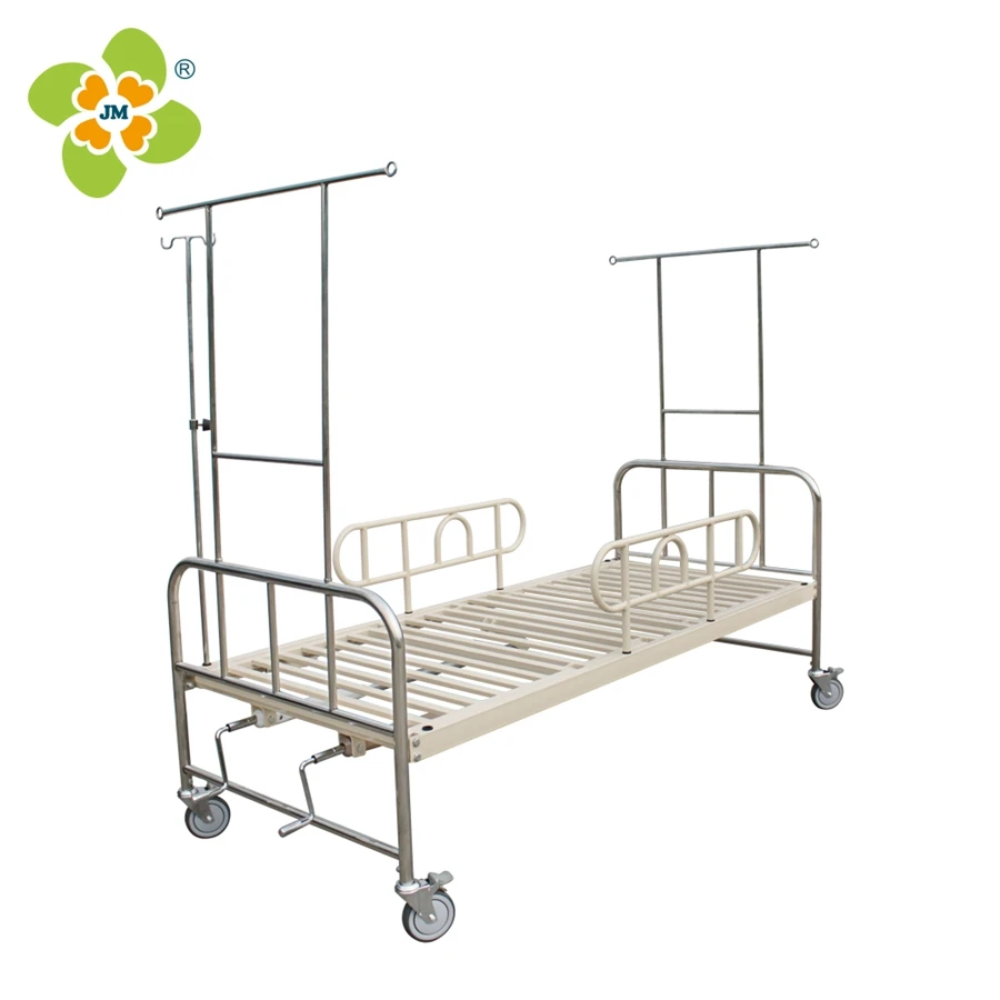 Adjustable hospital beds medical equipment furniture 2 crank manual hospital bed