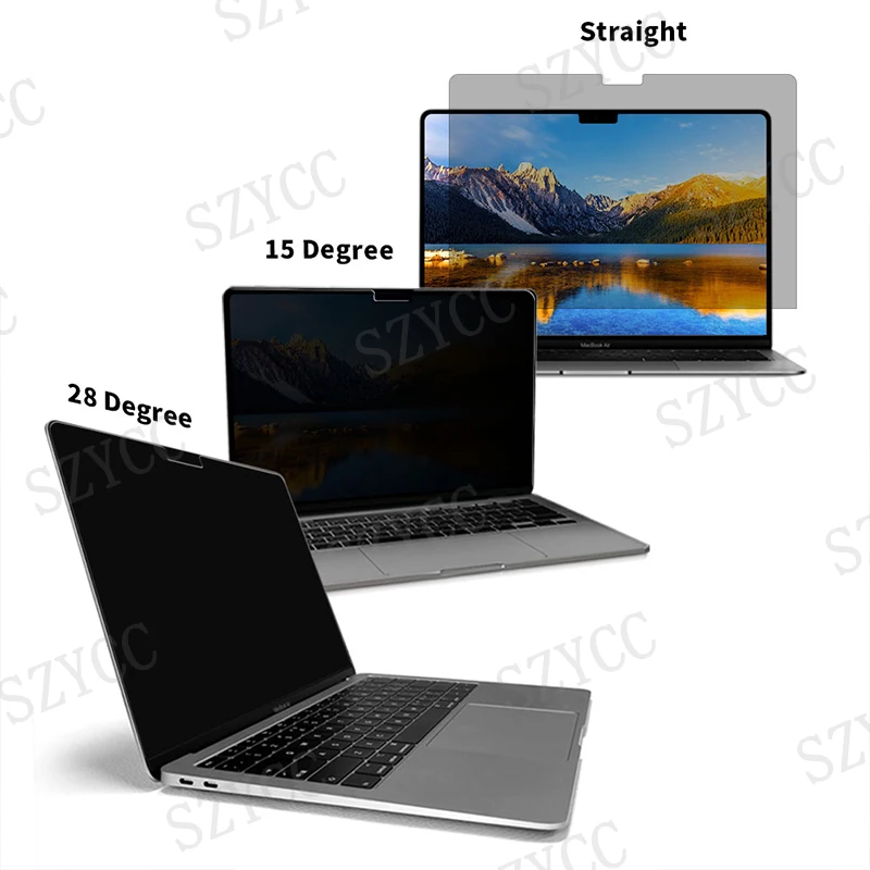 Фильтр конфиденциальности ноутбука Для Macbook Air 13 6 Антибликовая Защитная пленка для экрана с защитой от