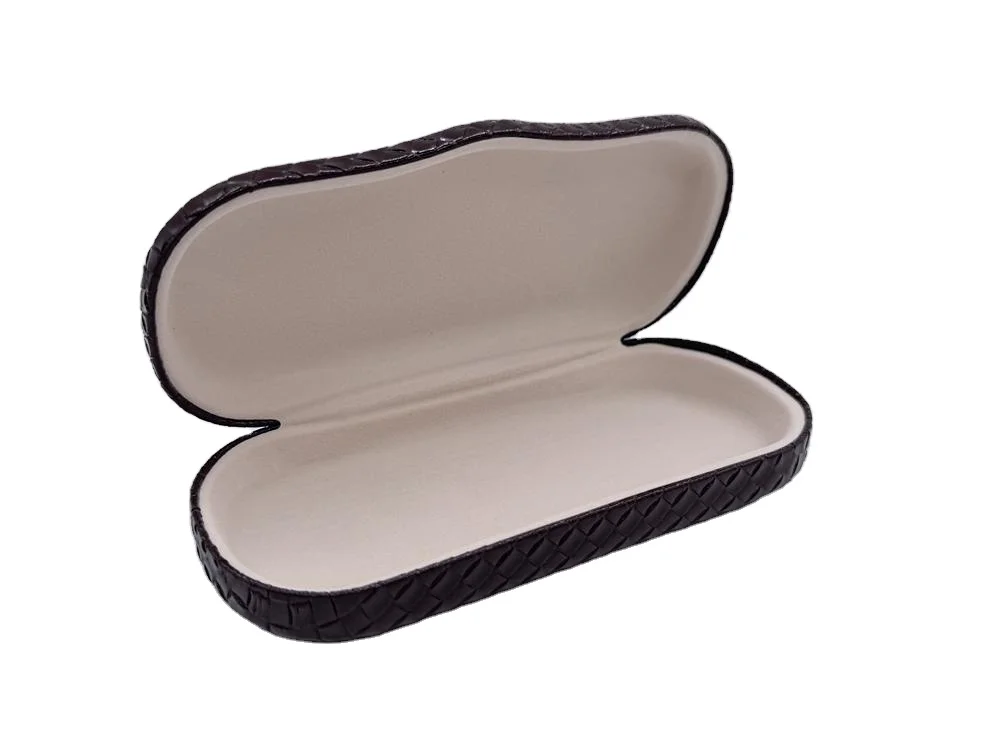 Custom Exquisite Crocodile PU Leather Glasses Case Set Metal Sunglasses Case with Complex Pattern Eyeglasses Cases & Bags