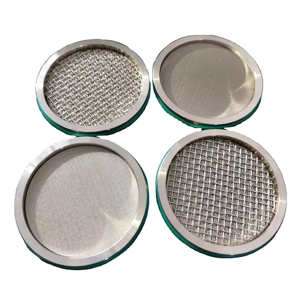 1-200 micron round stainless steel screen filter sintered mesh disc 316 304 Round Edge Covering Filter Discs