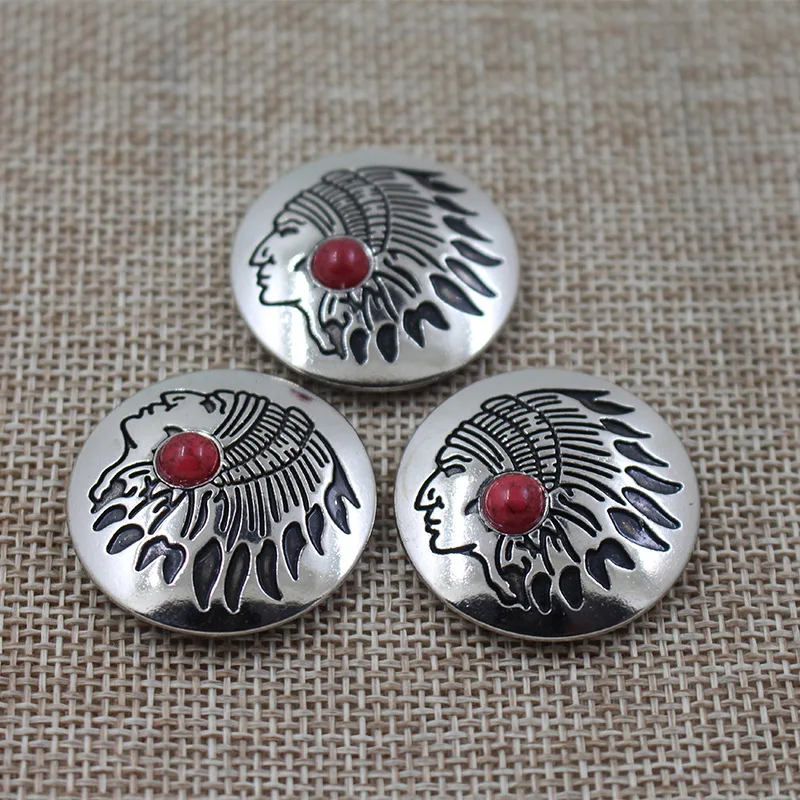 Western Conchos  Plated Metal Castings Screw Back concho