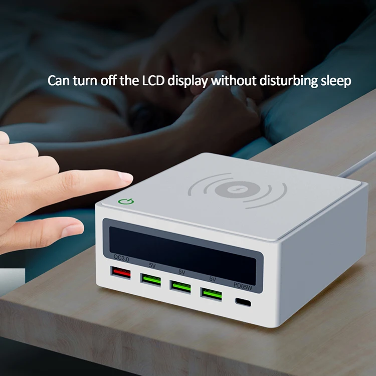 muti function 100w mobile phone fast station usb adapter wireless chargers