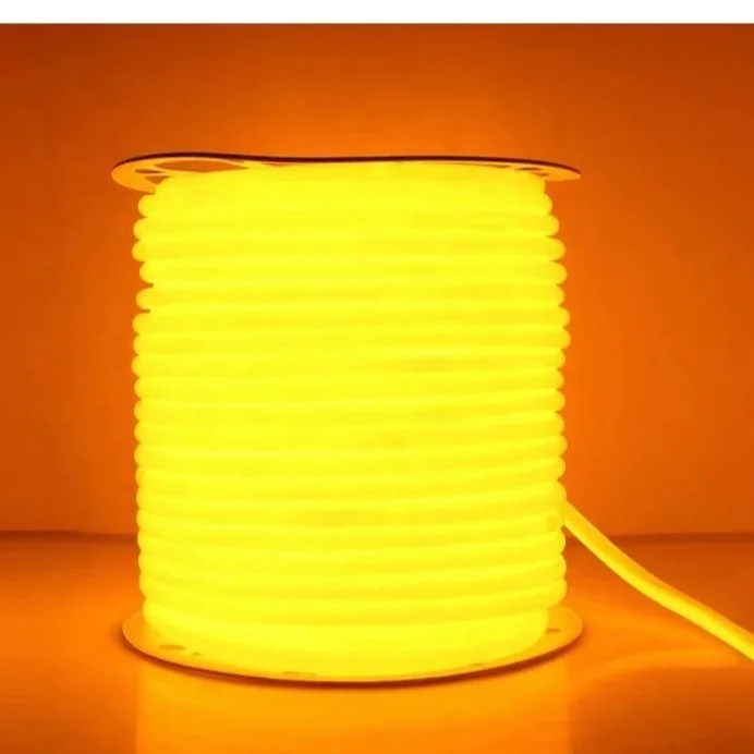 Hot Sale Silicone Neon Strip 12V 24V 110V 120V 240V 230V RGB 360 Degrees Flexible Led Neon Light RGB Neon Strip Holiday Lights