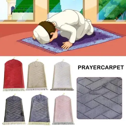 Muslim Prayer Rug Tasbih Islamic Mat for Muslim Prayers Beads 99 Great Ramadan Gift for Muslim Men and Women