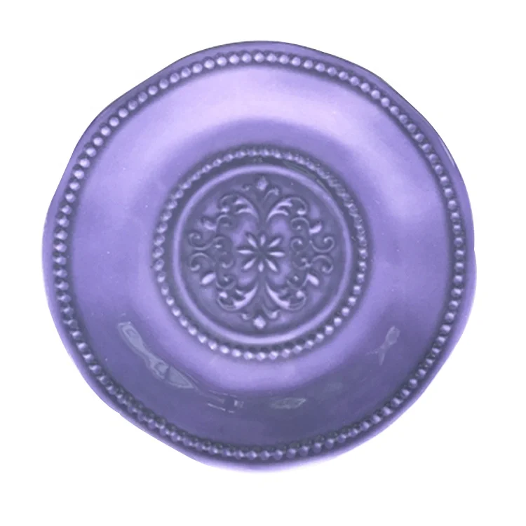 Melamine Round Plate Plastic OEM Color Enamel Plastic Dish Making Supplier Wholesale Plastic Ceramic Dishes Bulk Packing Offered