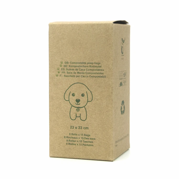 MMG Eco Friendly Custom Logo Printed Biodegradable Doggy Waste Bags for Dogs Wholesale Pet Dog Poop Bag