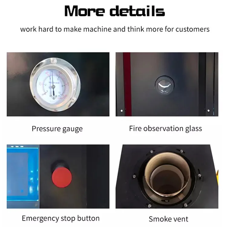 Industry Electrostatic fume extractor oil burners machine Deodorate Gas burner gas Smoke Filter Afterburner For Coffee Roaster