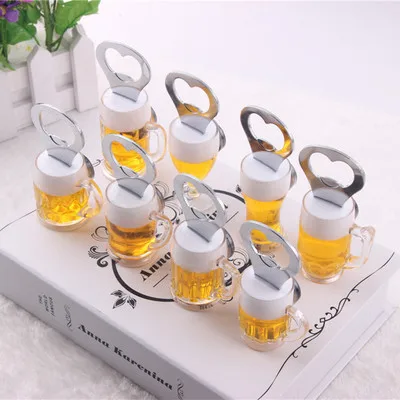 Creative Bottle Opener Beer Mug Wine Opener Kitchen Accessories Fridge Magnets