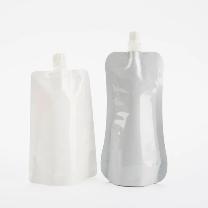 
Liquid Packaging - Sour Milk Free-Shaped Stand Up Spout Pouch 