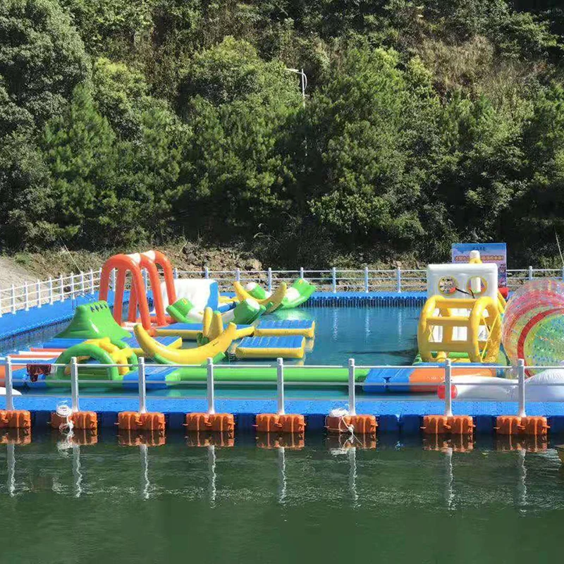 Modular plastic floating dock floating platform yacht marina jet ski berth dock