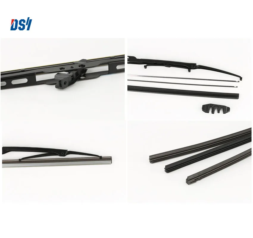 All Weather Performance DSY 406 Factory traditional natural rubber metal frame wiper blade for car