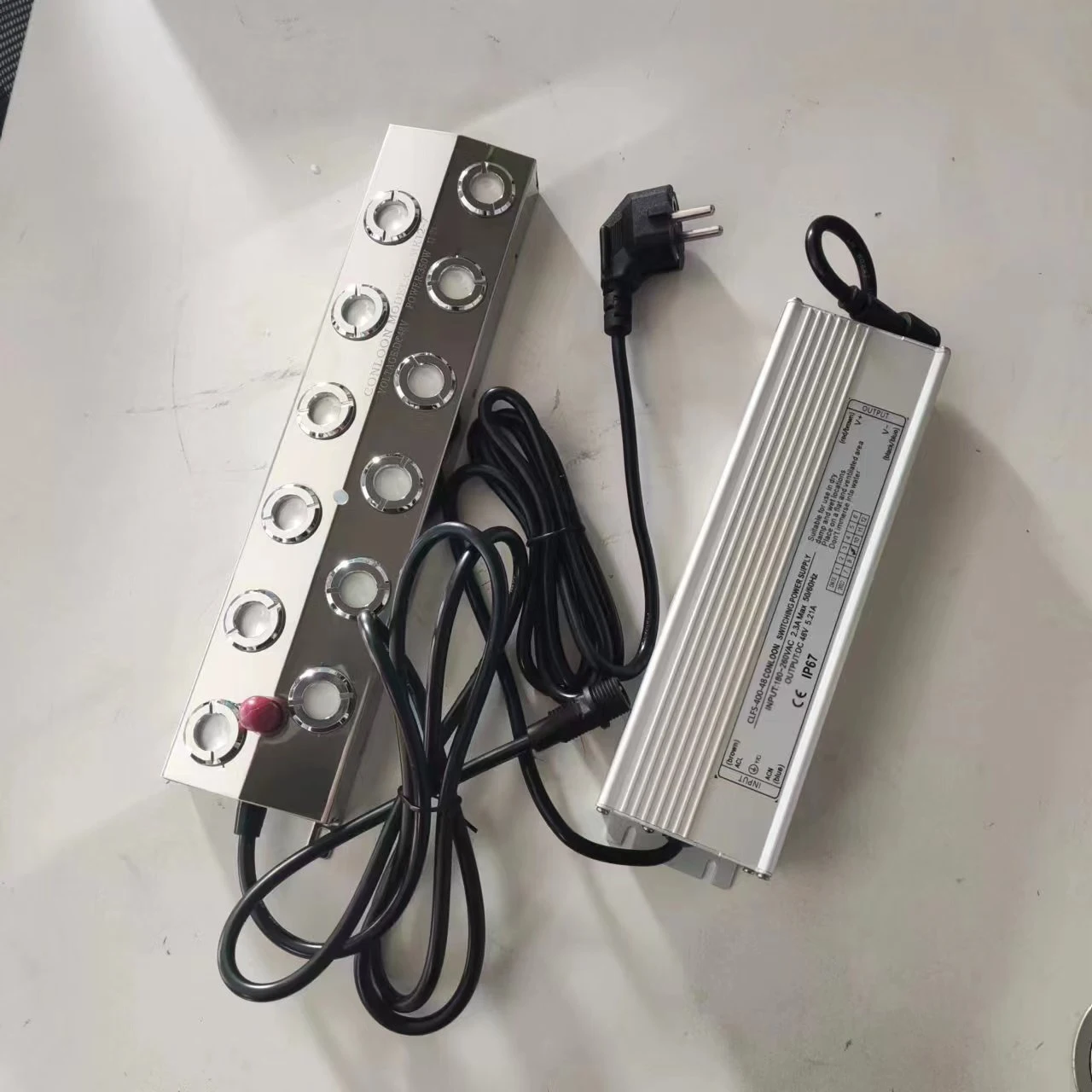 12heads 48V DC stainless steel Ultrasonic atomizer Mist Maker UVL Fogger Machine