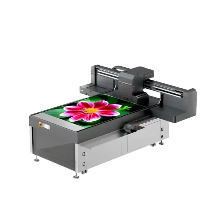 Digital Uv Printer Ricoh Printhead For Acrylic Ceramic Tile Wood Glass Metal Pvc Phone Case Flatbed Uv Inkjet Printer