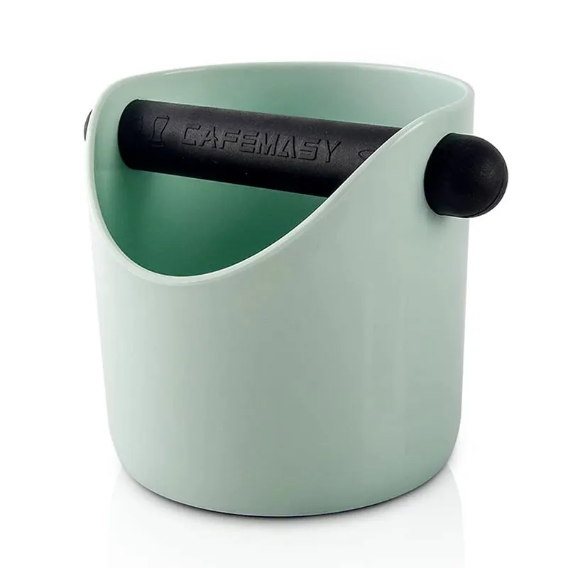 New Upgraded large Size ABS Plastic Light Green Mini Coffee Ground Knock box Drawer Espresso Coffee Grind Knock Box For Home Use