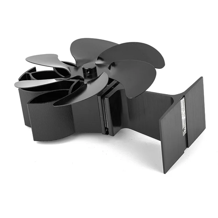 Hot sell  6 Blades Fireplace Fan Heat powered Stove Fan
