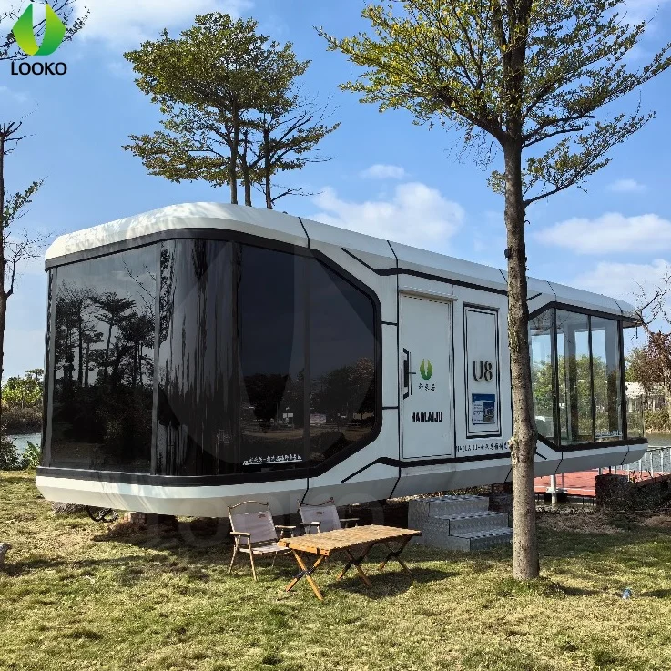 Настраиваемый сборный роскошный отель капсульный дом крошечный открытый мобильный тент