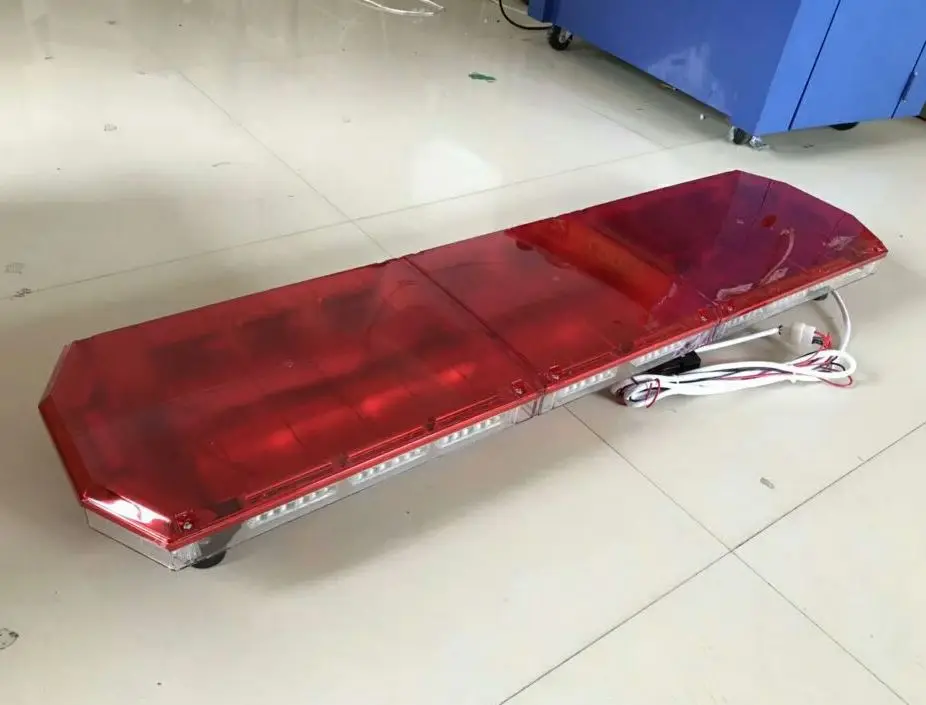 Emergency warning Ambulance led bar light roof car strobe beacon light bar law enforcement vehicle warning lightbar