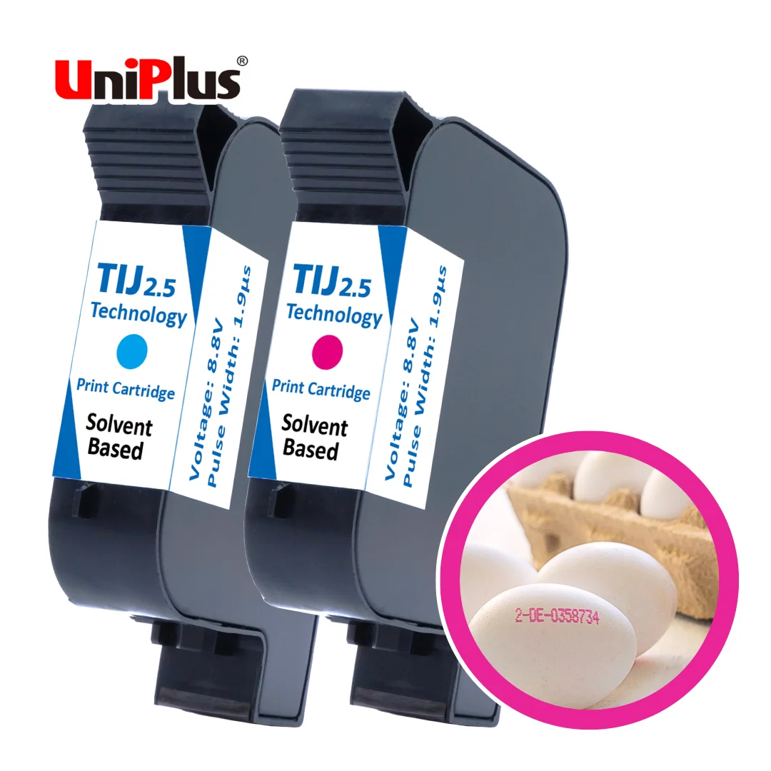 Uniplus Solvent Ciss Cij 2.5 Ink Jet Cartridge For Hp Ink Bulk Ink Delivery System
