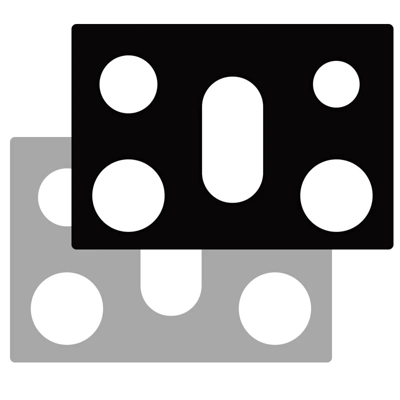 5-well 0.2mm Mat High temperature resistant non-stick cleaning mat PTFE gas stove protection mat