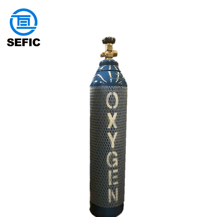 ISO9809-3 Standard 150Bar 10L Oxygen Nitrogen Argon Helium CO2 Tank Cylinder For European Market
