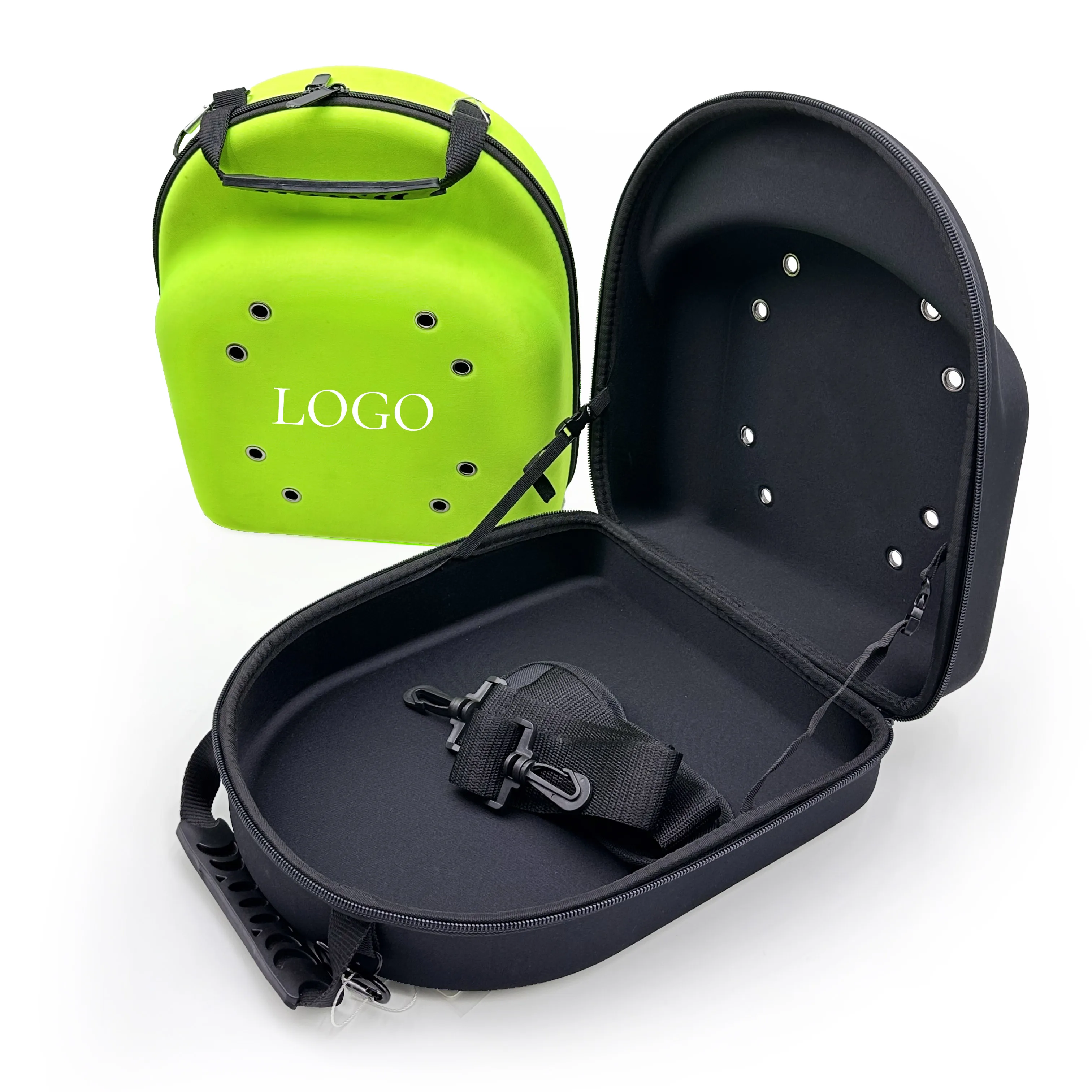 Custom Empty Eva Hard Shell Baseball Hat Hats Cap Carrier Carrying Travel Storage Package Box Case