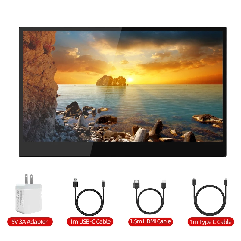 Intehill touch screen monitor 15.6 inch laptop monitor extension double monitor laptop for gaming