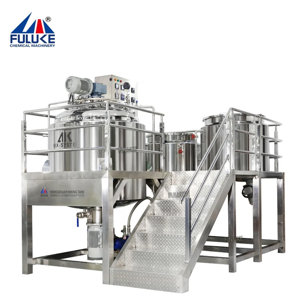 FULUKE SUS316 emulsion mixing tank and material tank machine processing machinery mayonnaise making machine reactor tank
