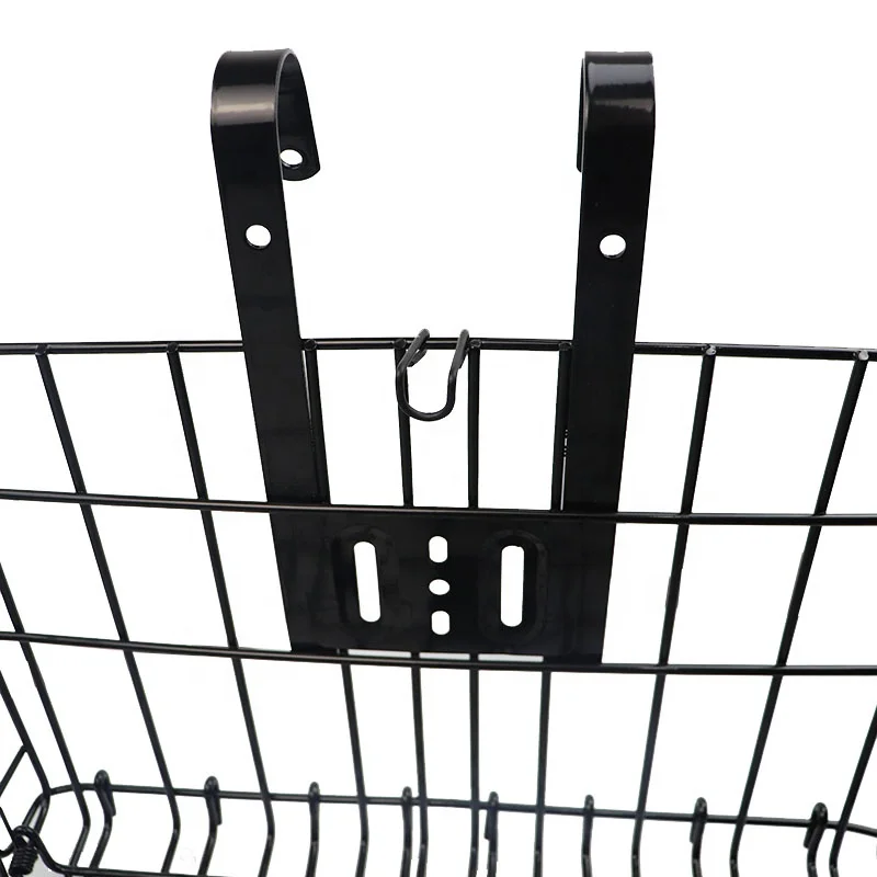 High Quality Removable Bicycle Basket Hanging Bold Side Trailer Kids Bike Basket for Front Handlebar Cycling Baskets Detachable