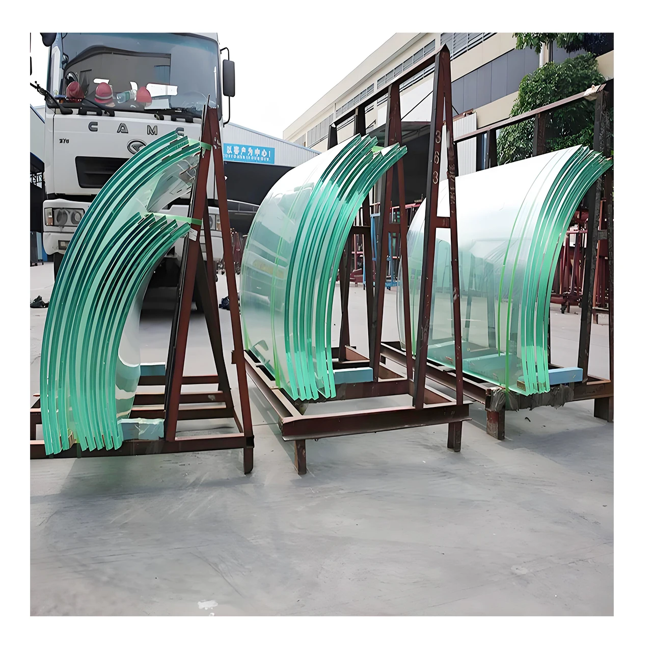 High Quality Bent Glass Manufacturers Modern Hot Bent Glass For Color Coffee Tables And Furniture Toughened Curved Glass Price