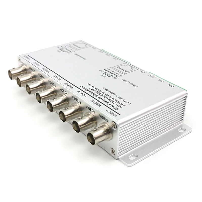For CCTV Camera Multi-Channel Signal Passive HD UTP BNC Male Best Price CVI TVI AHD 8ch Twisted Pair Video Balun