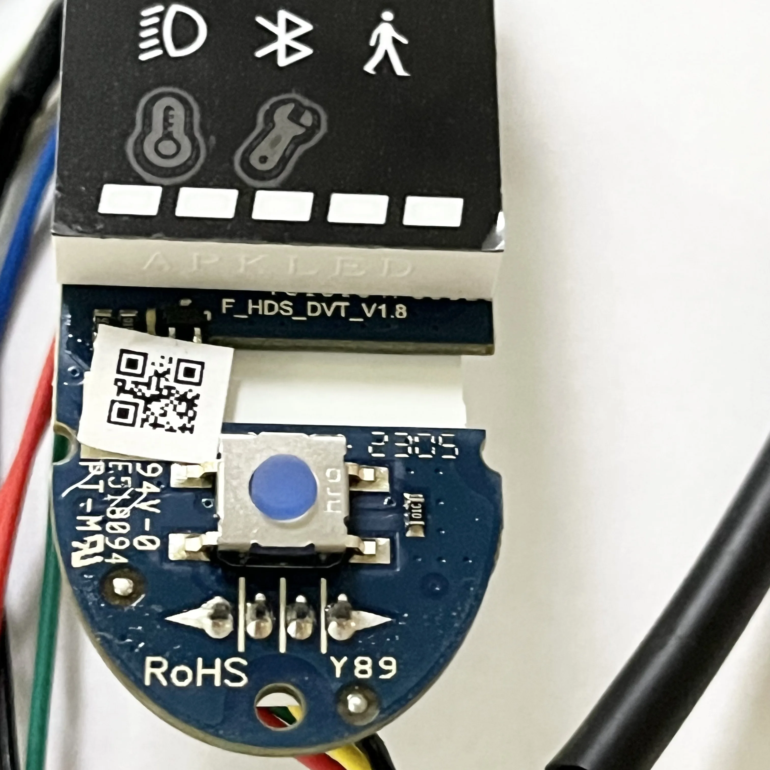 Original Display Dashboard For Ninebot D28 D-series EU Version Electric Scooter Replacement Part Accessory