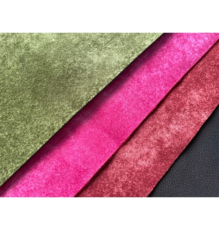 Original Factory Velvet Flocked And Flock Fabric For Shoe Upper