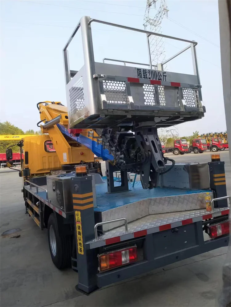 Best Isuzu 33M Aerial work platform truck overhead working truck aerial platform vehicle Bucket truck Hydraulic aerial cage