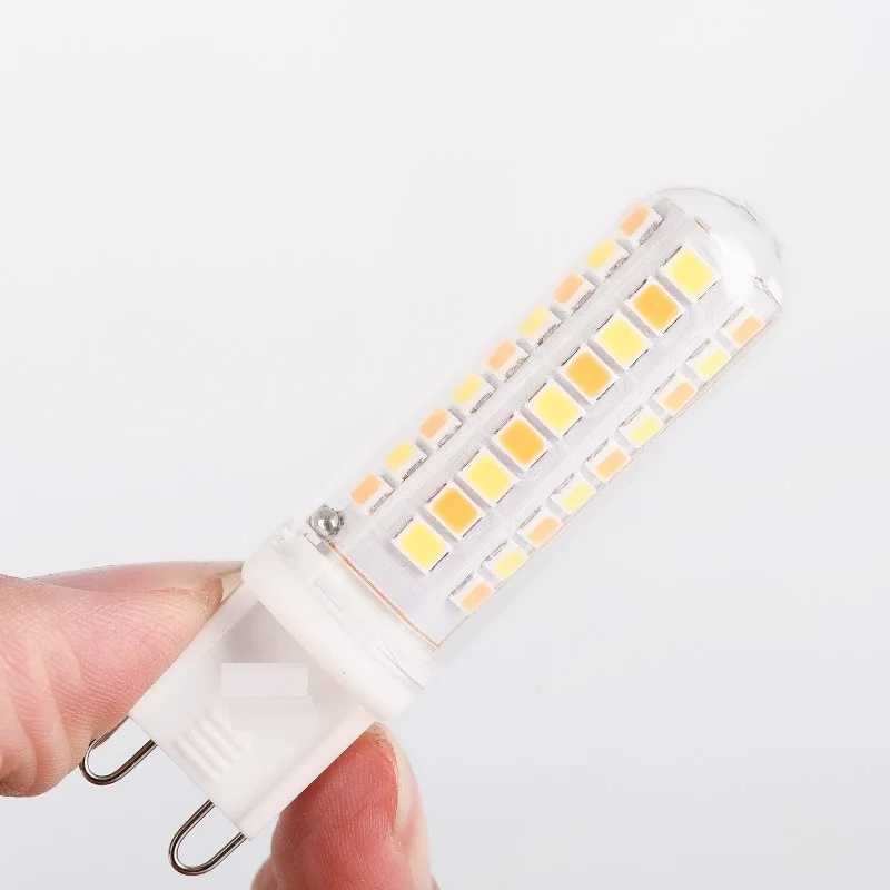 G9 LED Bulb Daylight 3.5W Halogen Light Bulb 40W Equivalent, Color Changing 3000K 6000K Corn Bulb for Modern Chandelier Light