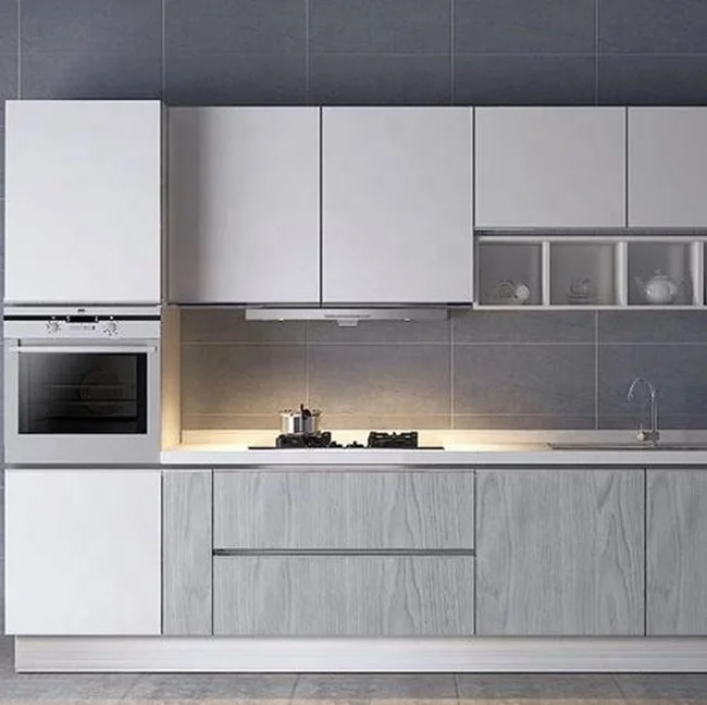 Soft-closing drawer modular full set kitchen cabinet custom cabinets high quality cabinets with countertop