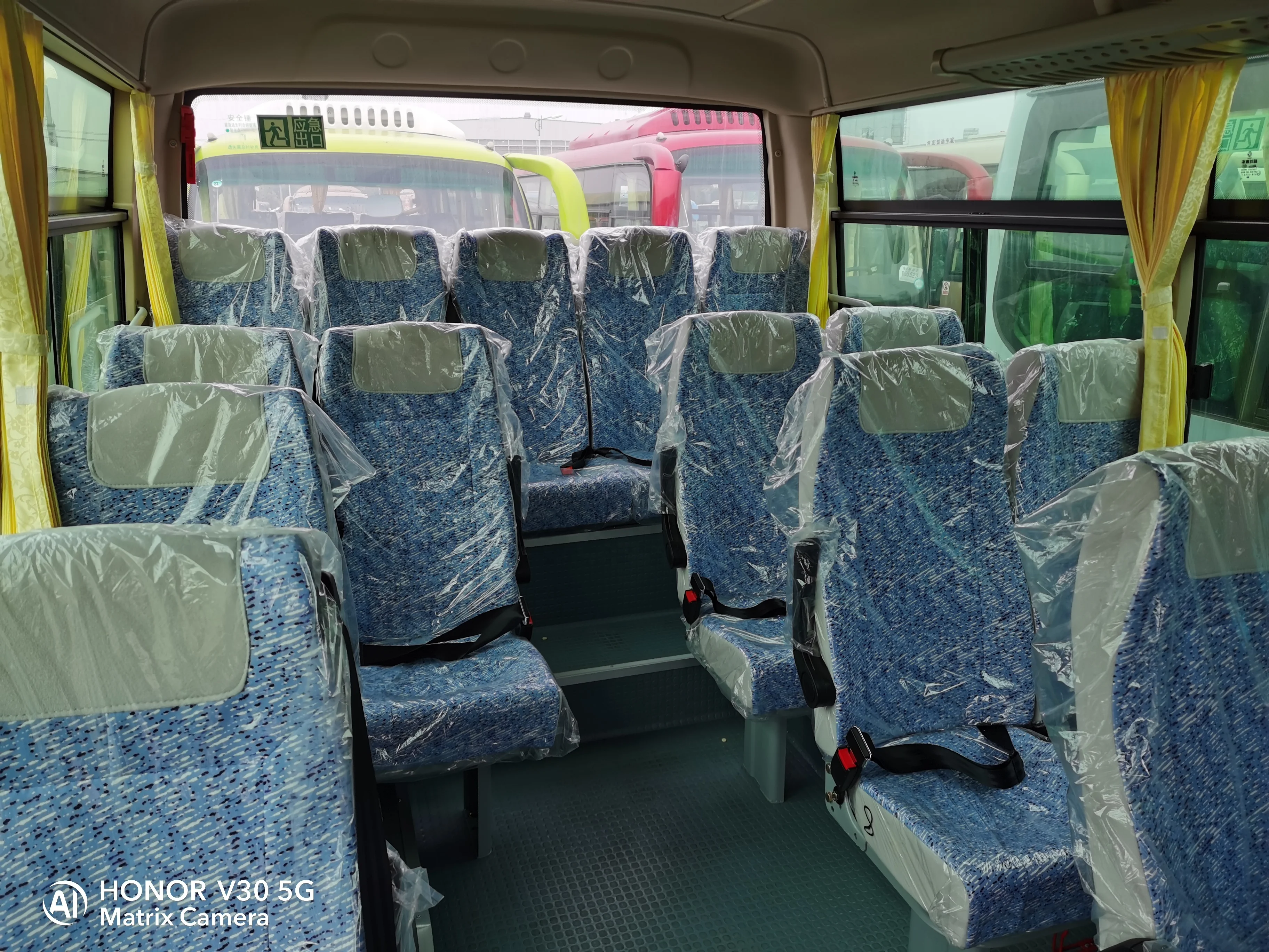 Dongfeng 7.3m public transportation bus two floors 30 seats inter city bus hot sale