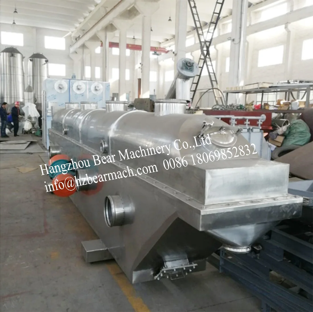 China Factory Belt Industrial Vibrating Fluidized Bed Dryer