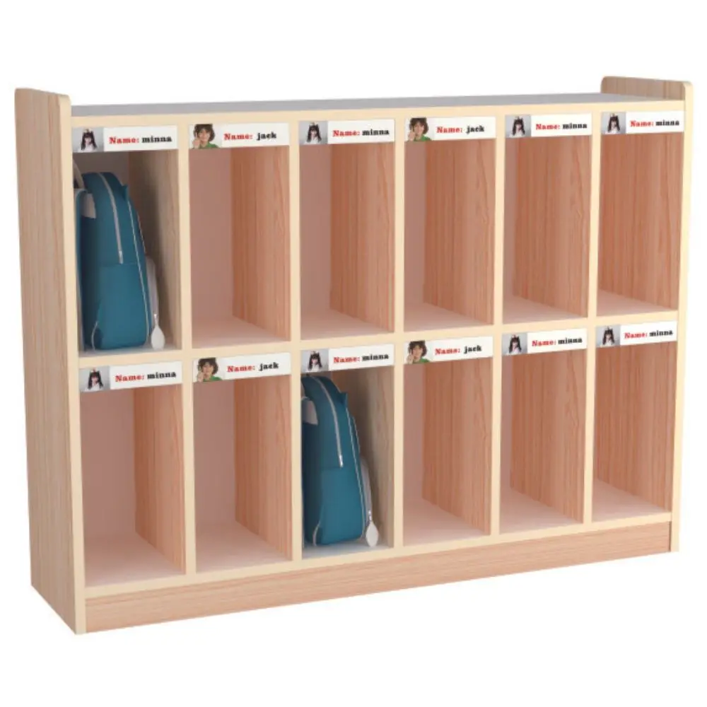 wooden preschool daycare furniture cubbies for kindergarten