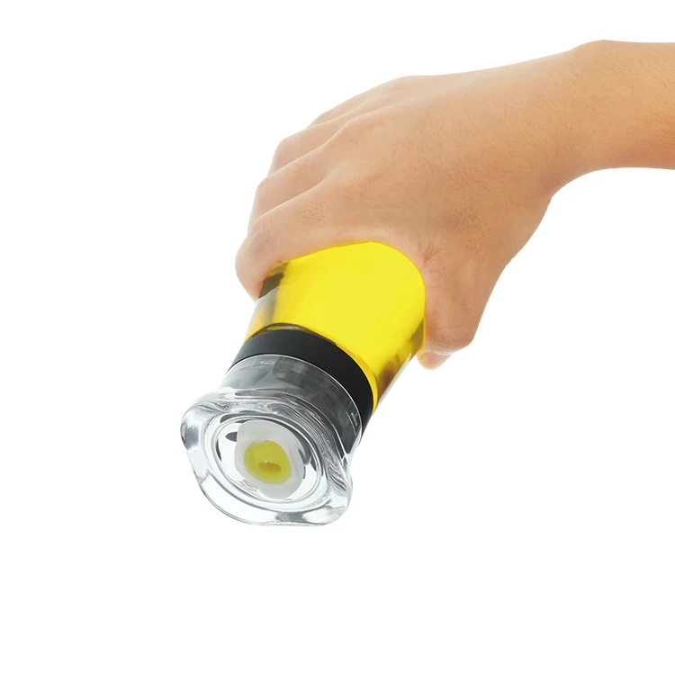 high quality custom mini clear olive oil and vinegar container jar cooking oil vinegar dispenser bottle with no drip nozzle