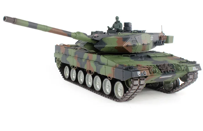 Professional 3889-1 Metal Tank German Leopard 2 A6 RC Main Battle Tank 2.4G 1/16 HengLong Model Toy Remote Control War Tank Car