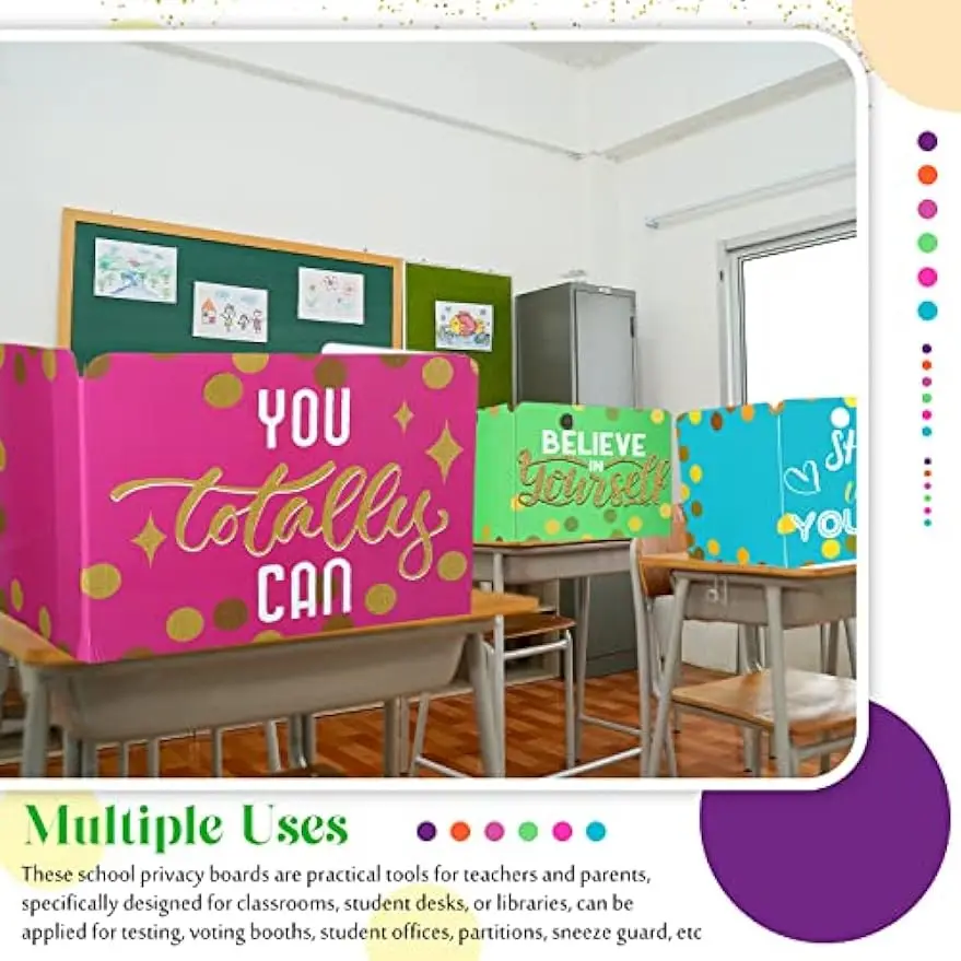 Wholesale Test Dividers Desk Privacy Panel Board School Study Carrel Reduces Distractions for Student Tests