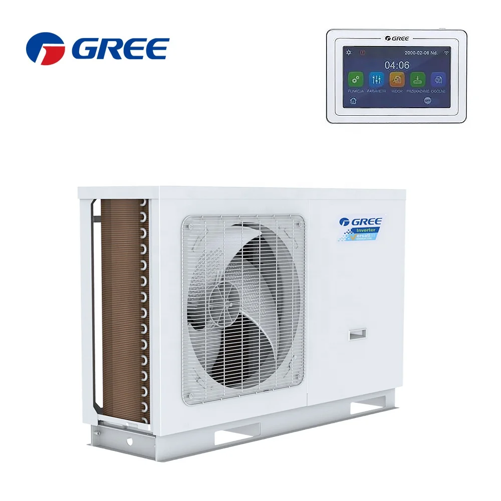Gree Versati R32 моноблок тепловой насос Evi подогрев для дома легкая установка