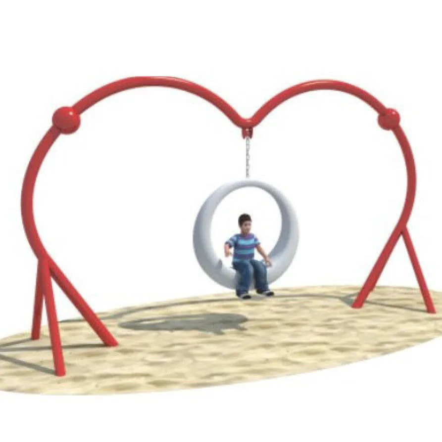 Outdoor Metal Swing Kids Playground Equipment Garden Swing Set For Children