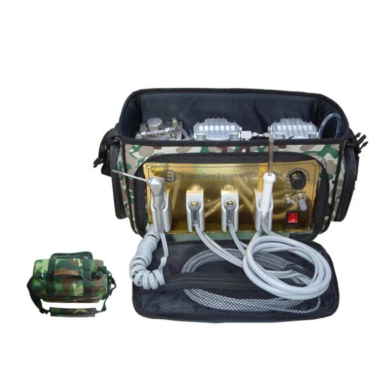 S114 Hot Sale Dental Portable Turbine Unit Backpack Dental Unit with Air Compressor Easy Used Cheap Price Dental Instruments