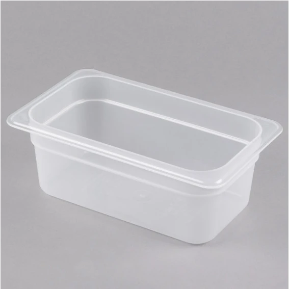 CAMBRO 44PP190 Durable Polypropylene Translucent Food Pans Plastic Gastronorm Food Pans 10CM Depth GN Pan 1/4