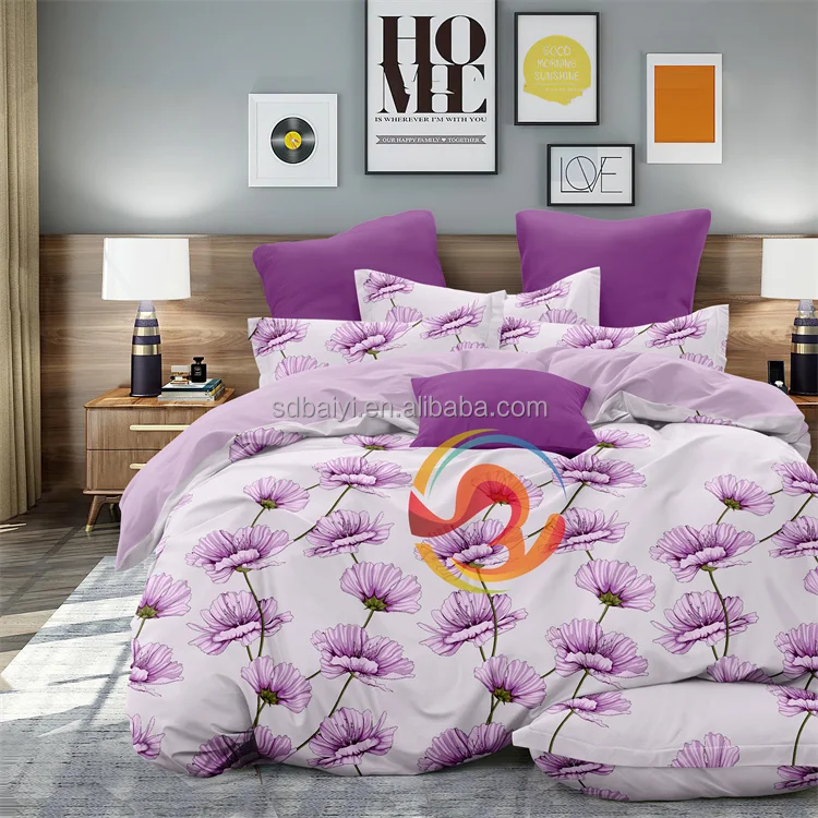 Design bedding set for double bed high quality bed linen OEM/ODM queen size bedsheet factory duvet cover whole sale drap de lit