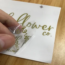 UV Transfer Stickers Custom Label Logo Pressure Sensitive Paste Cold Transfer Custom Stickers Logo