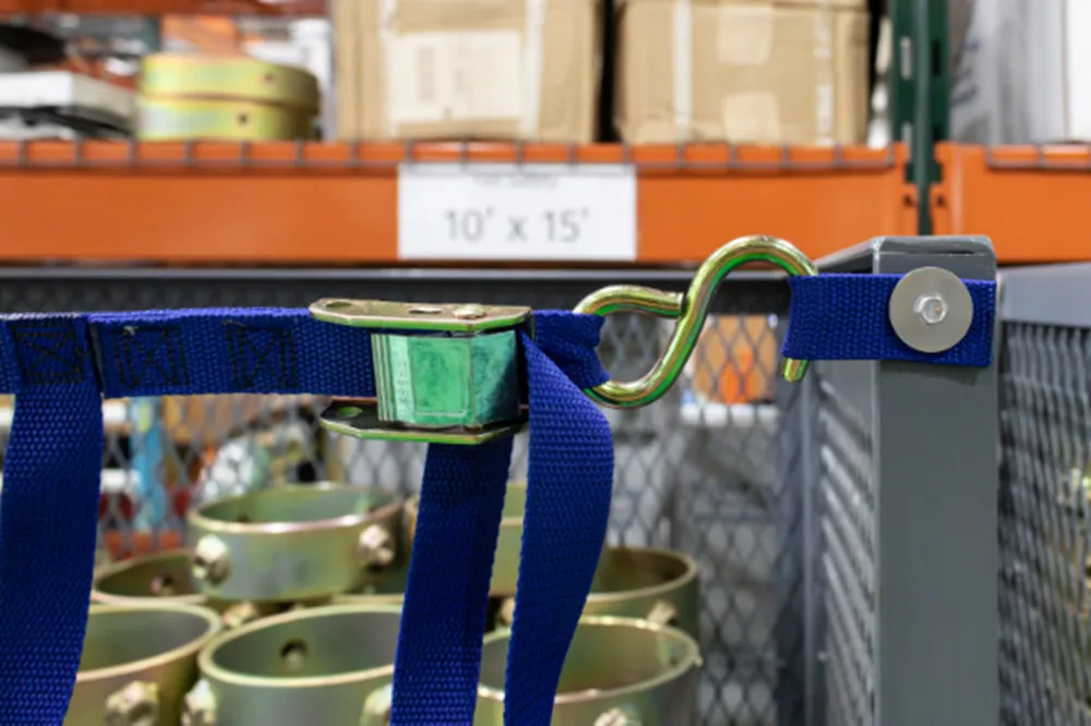 Warehouse Cart Netting 48*24 inch Cargo Protection Flat Webbing Safety Net